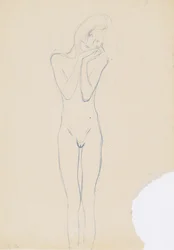Nude Girl from the Front